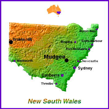 NSW map